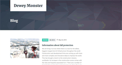 Desktop Screenshot of deweymonster.com